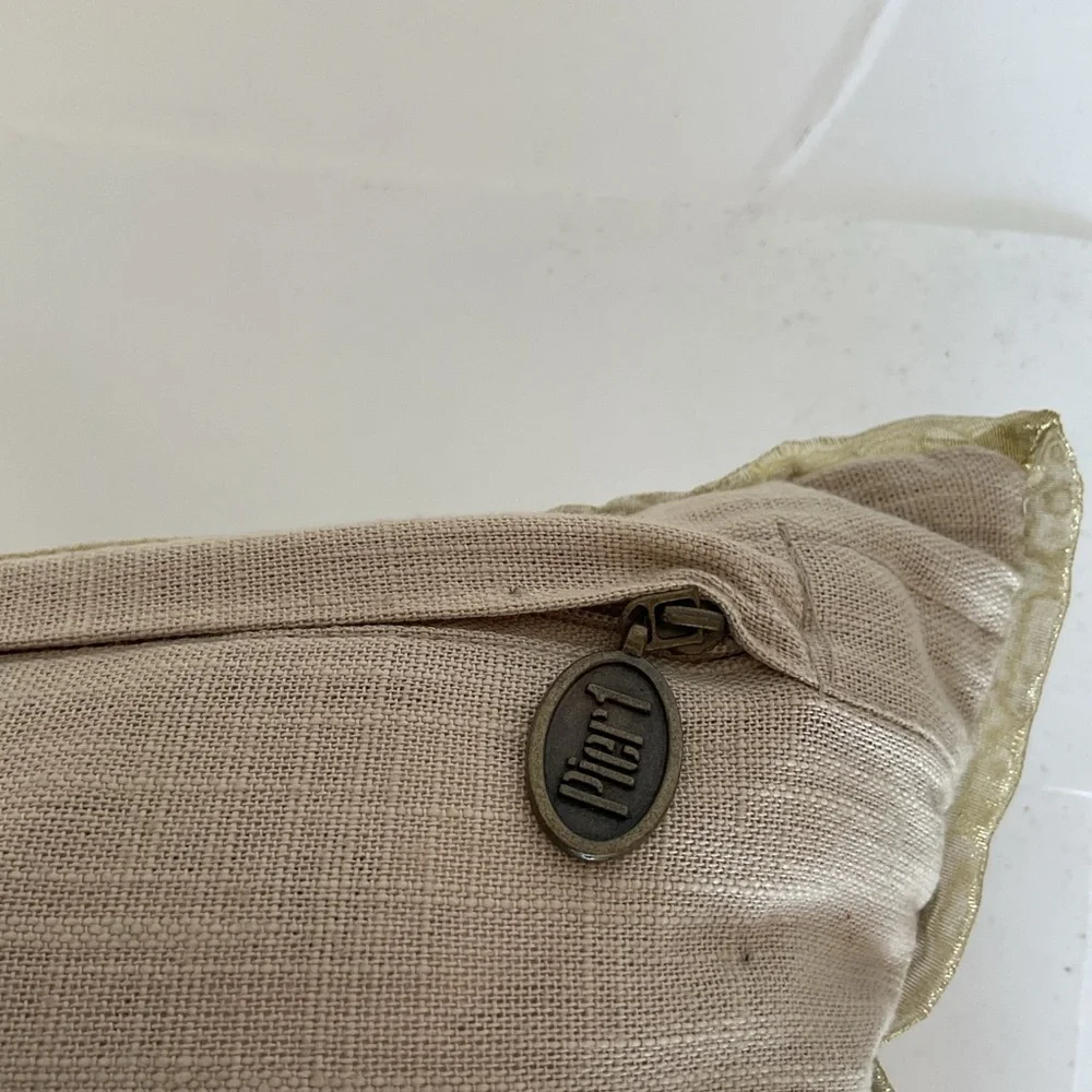 Pier 1 Beaded Pillow